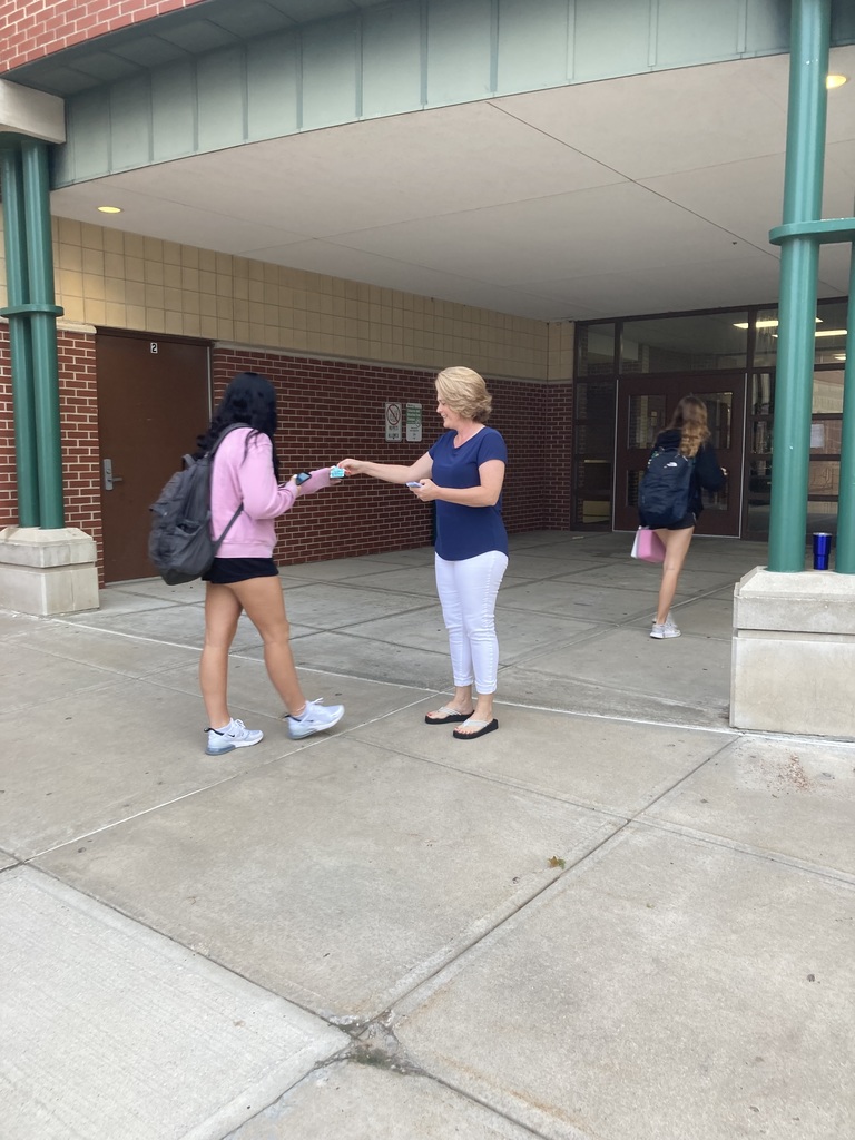 Counselor engaging student