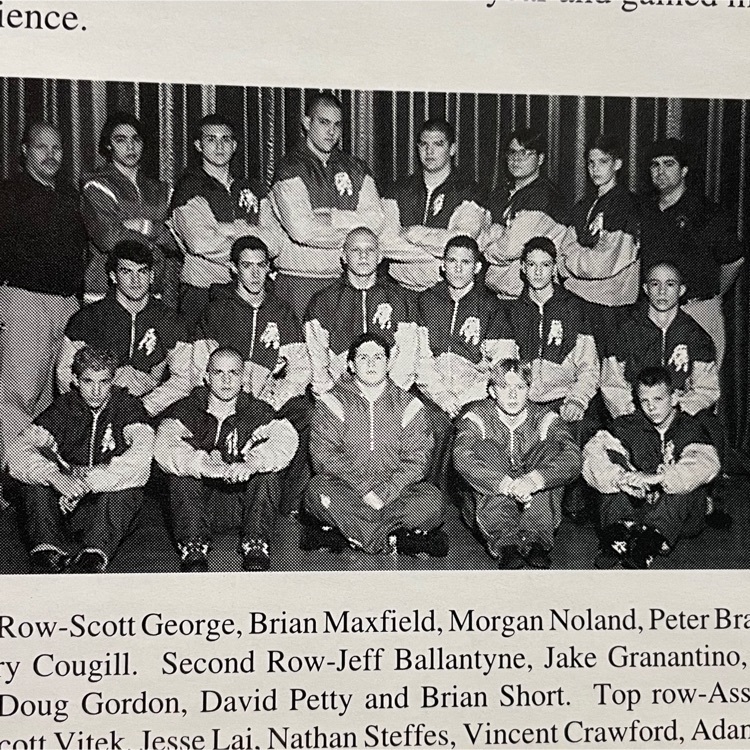 Smithville boys wrestling team 1998