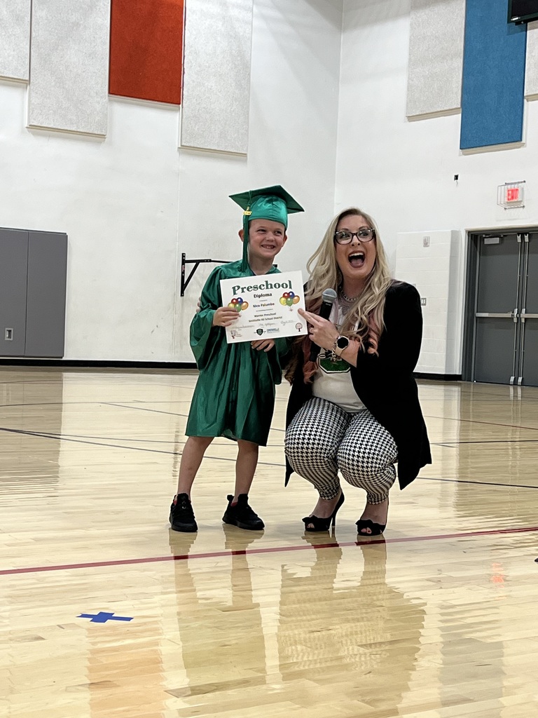 Teacher and Prek student
